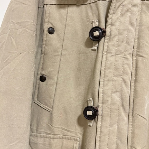 Vintage Rare 1970's Military Parka Jacket With Clix Zipper - Picture 5 of 10